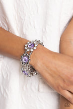 Load image into Gallery viewer, Pact of Petals - Purple Bracelet - Paparazzi Jewelry
