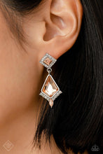 Load image into Gallery viewer, Dapper Display - Orange Post Earrings - Paparazzi Jewelry
