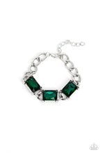 Load image into Gallery viewer, paparazzi-accessories-dazzling-debut-green-bracelet
