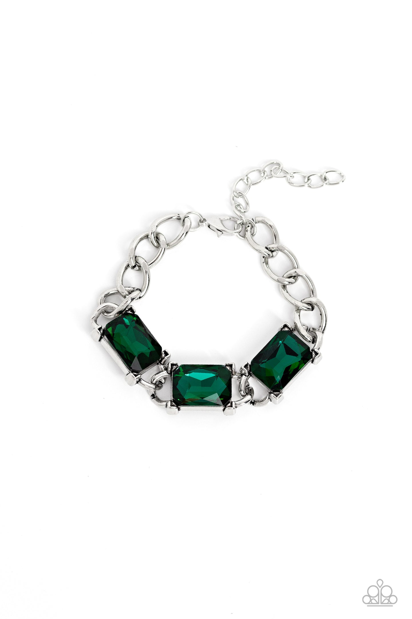 paparazzi-accessories-dazzling-debut-green-bracelet