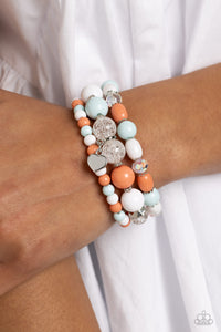 Heartfelt Haven - Blue Bracelet - Paparazzi Jewelry