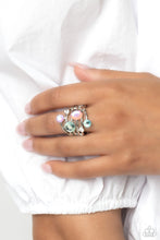 Load image into Gallery viewer, Timeless Trickle - Blue Ring - Paparazzi Jewelry
