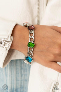 Fearlessly Fastened - Multi Bracelet - Paparazzi Jewelry