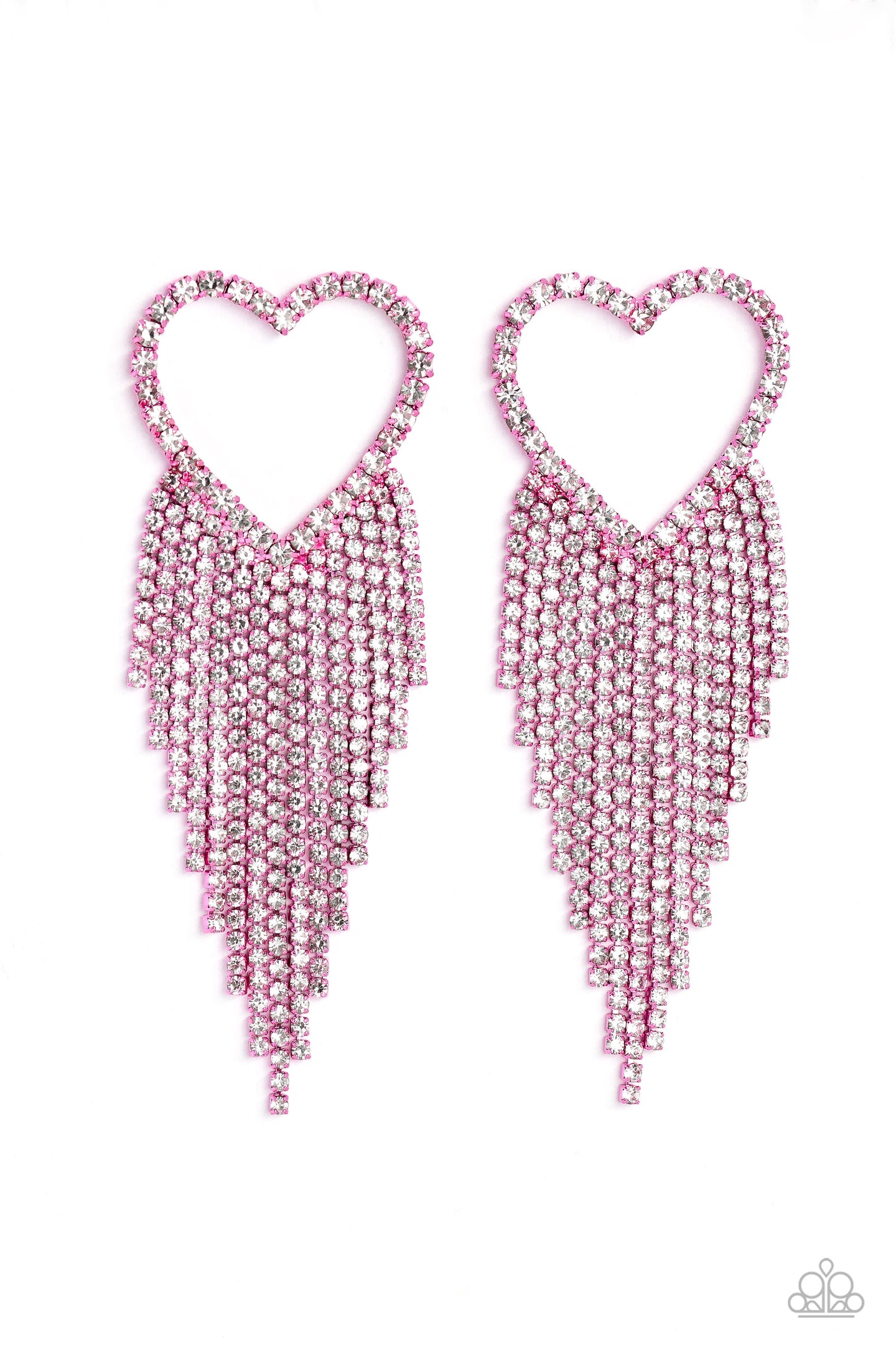paparazzi-accessories-sumptuous-sweethearts-pink-post earrings