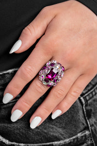 Perfectly Park Avenue - Pink Ring - Paparazzi Jewelry