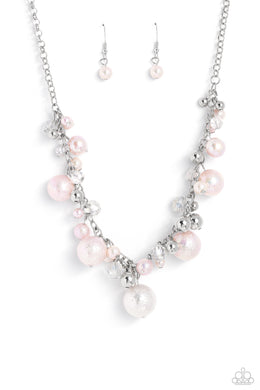 paparazzi-accessories-scratched-shimmer-pink-necklace