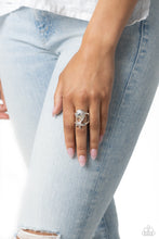 Load image into Gallery viewer, Seashell Showcase - Silver Ring - Paparazzi Jewelry
