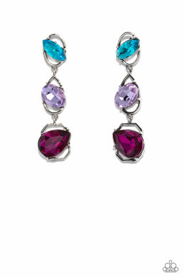 paparazzi-accessories-dimensional-dance-multi-post earrings