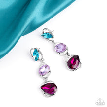 Load image into Gallery viewer, Dimensional Dance - Multi Post Earrings - Paparazzi Jewelry
