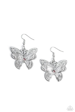 paparazzi-accessories-layered-launch-pink-earrings