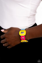 Load image into Gallery viewer, Painted Pairing - Yellow Bracelet - Paparazzi Jewelry
