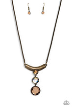 Load image into Gallery viewer, paparazzi-accessories-alluring-andante-brass-necklace
