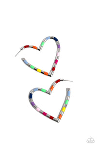 paparazzi-accessories-striped-sweethearts-multi-earrings