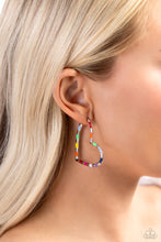 Load image into Gallery viewer, Striped Sweethearts - Multi Earrings - Paparazzi Jewelry
