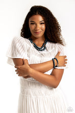 Load image into Gallery viewer, Shopaholic Showdown - Blue Bracelet - Paparazzi Jewelry
