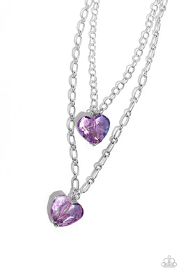 paparazzi-accessories-layered-love-purple-necklace