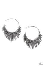 Load image into Gallery viewer, paparazzi-accessories-tailored-tassel-silver-earrings
