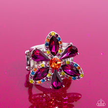Load image into Gallery viewer, Blazing Blooms - Multi Ring - Paparazzi Jewelry
