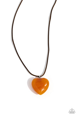 paparazzi-accessories-serene-sweetheart-orange-necklace