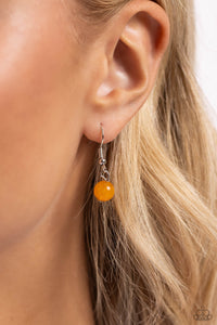 Serene Sweetheart - Orange Necklace - Paparazzi Jewelry