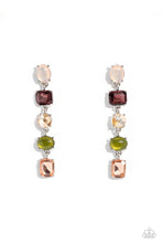 Load image into Gallery viewer, paparazzi-accessories-sophisticated-stack-multi-post earrings

