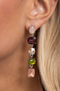 Sophisticated Stack - Multi Post Earrings - Paparazzi Jewelry