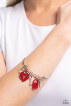 Load image into Gallery viewer, Locked Legacy - Red Bracelet - Paparazzi Jewelry

