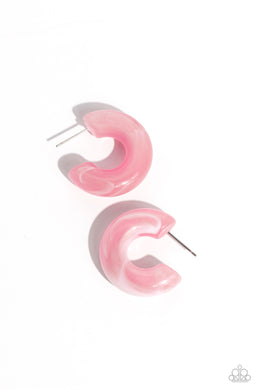 paparazzi-accessories-acrylic-acclaim-pink-earrings