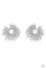 Load image into Gallery viewer, paparazzi-accessories-fancy-fireworks-white-post earrings
