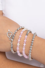 Load image into Gallery viewer, Heart-struck Haute - Pink Bracelet - Paparazzi Jewelry
