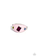Load image into Gallery viewer, paparazzi-accessories-blinding-behavior-pink-ring

