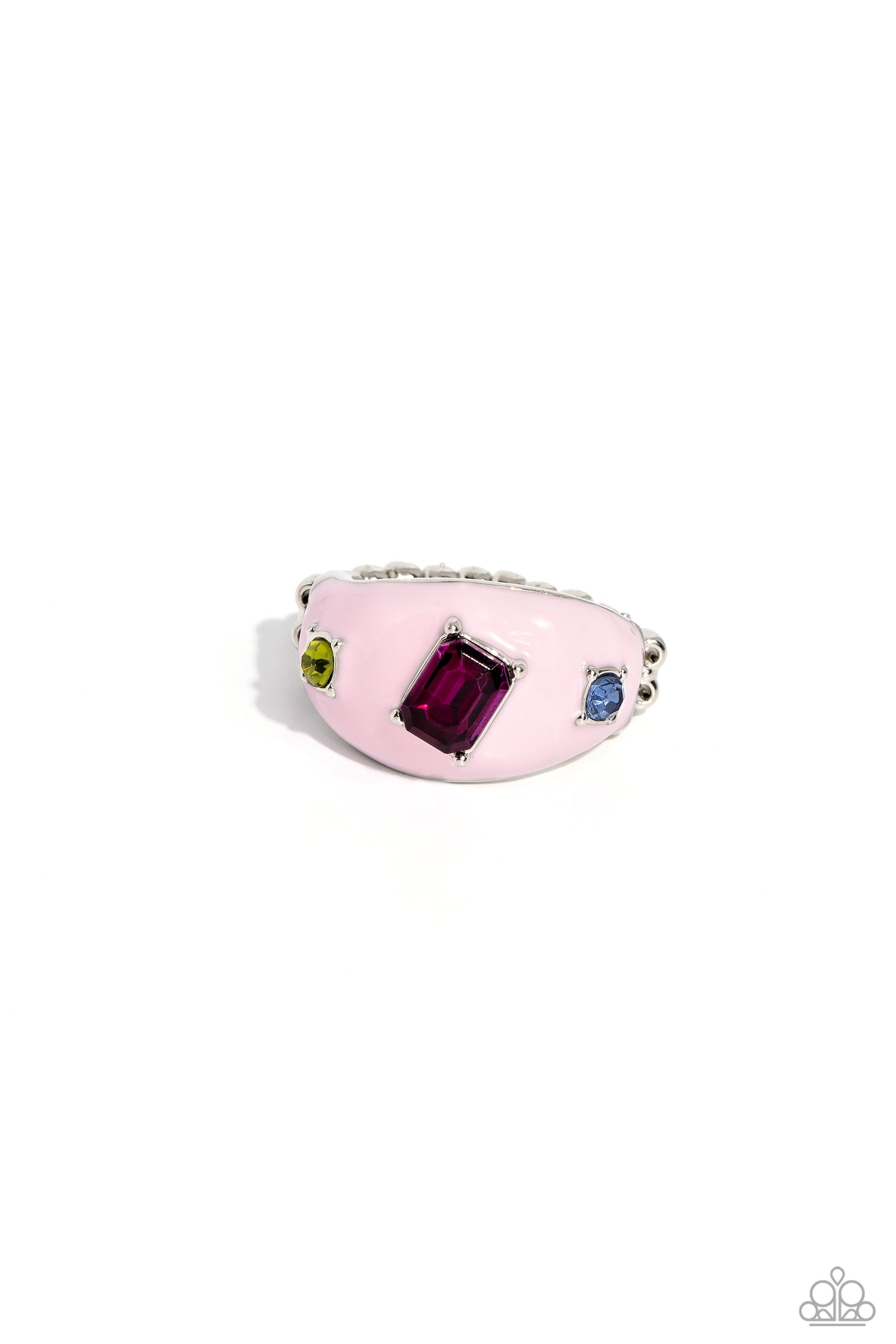 paparazzi-accessories-blinding-behavior-pink-ring
