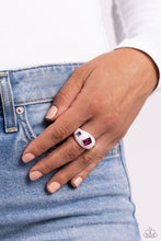 Load image into Gallery viewer, Blinding Behavior - Pink Ring - Paparazzi Jewelry
