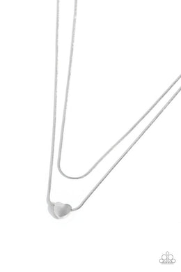 paparazzi-accessories-sweetheart-series-silver-necklace