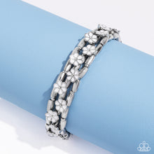 Load image into Gallery viewer, Scattered Springtime - White Bracelet - Paparazzi Jewelry
