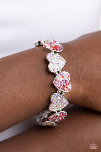 Headliner Heart - Multi Bracelet - Paparazzi Jewelry