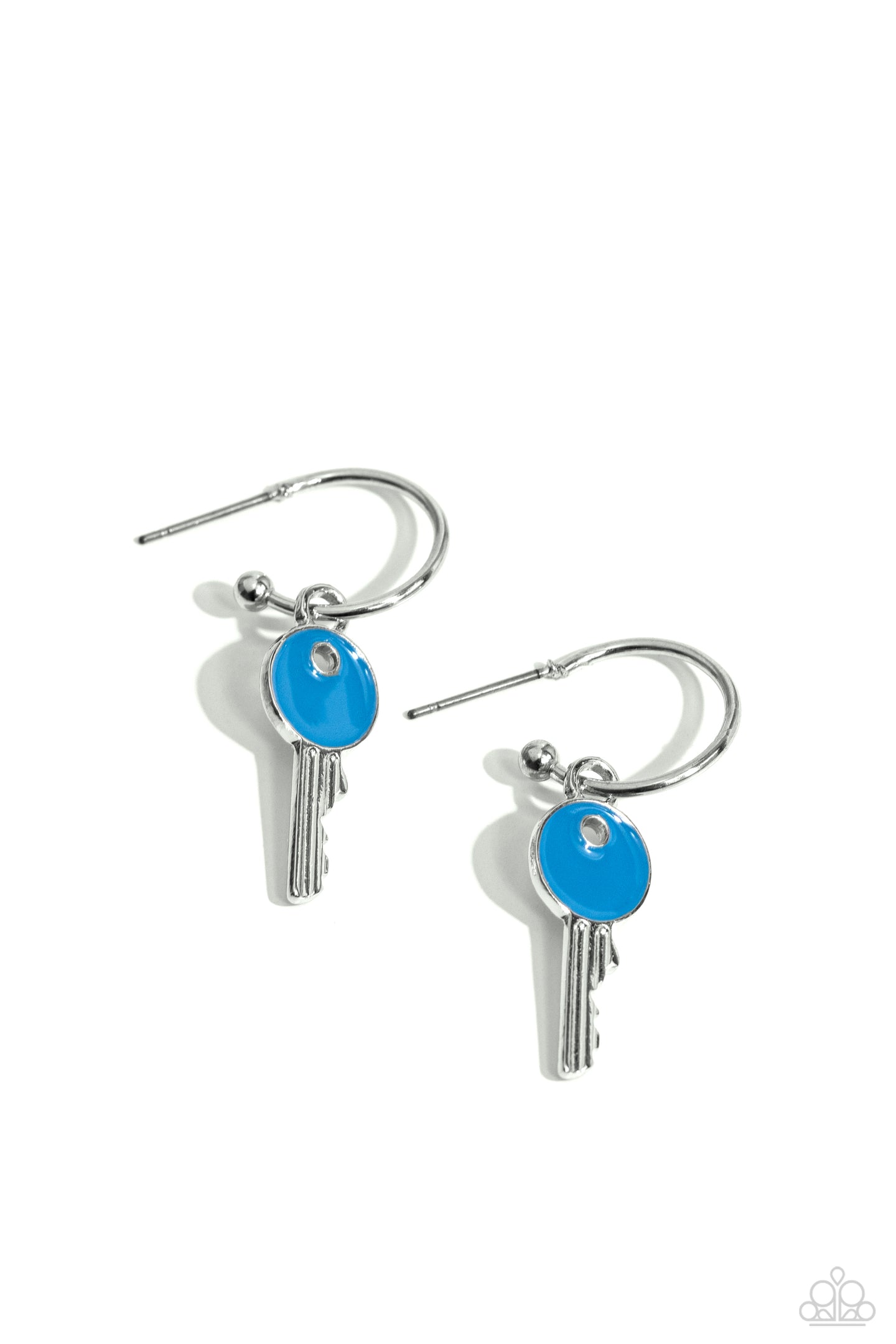 paparazzi-accessories-key-performance-blue-earrings