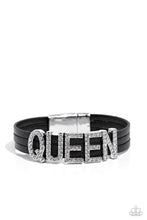 Load image into Gallery viewer, paparazzi-accessories-queen-of-my-life-black-bracelet
