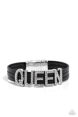paparazzi-accessories-queen-of-my-life-black-bracelet
