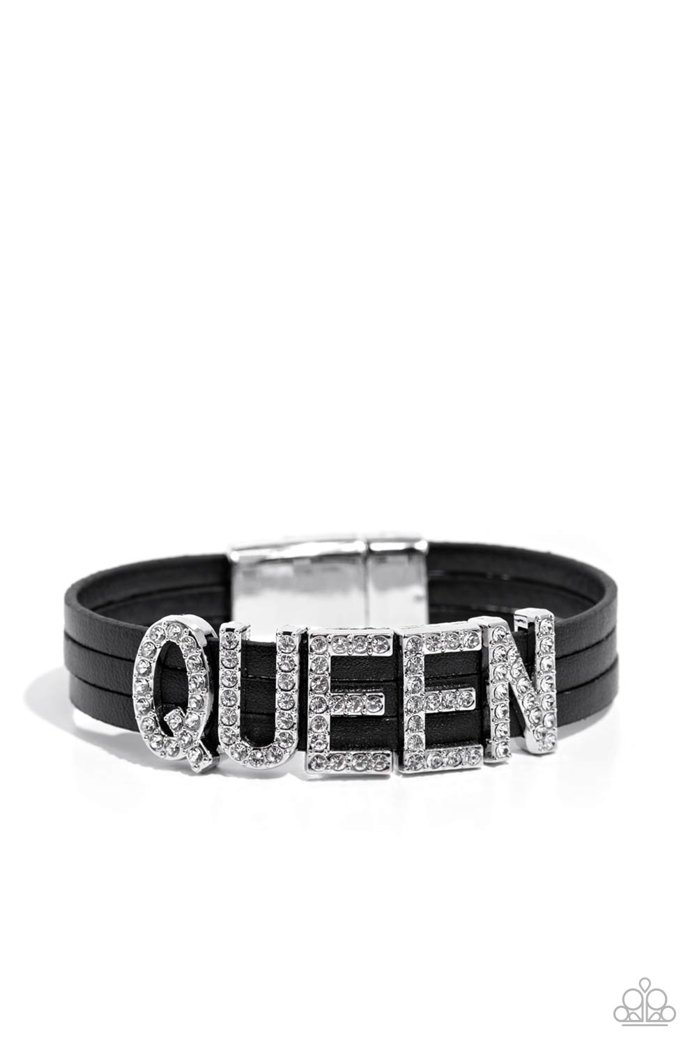 paparazzi-accessories-queen-of-my-life-black-bracelet