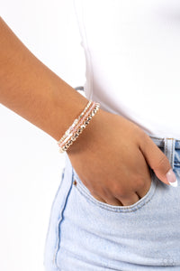 Boundless Behavior - Rose Gold Bracelet - Paparazzi Jewelry