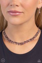 Load image into Gallery viewer, Ritzy Rhinestones - Purple Necklace - Paparazzi Jewelry
