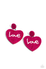 Load image into Gallery viewer, paparazzi-accessories-sweet-seeds-pink-post earrings
