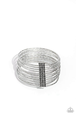 paparazzi-accessories-shimmery-silhouette-silver-bracelet