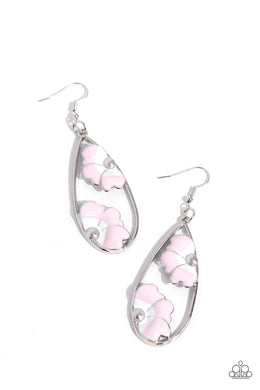 paparazzi-accessories-airily-abloom-pink-earrings