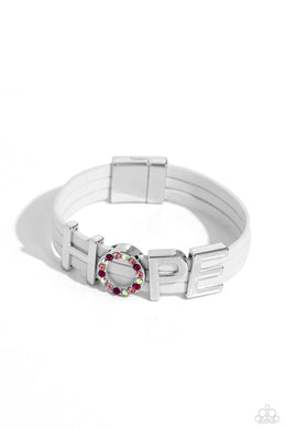 paparazzi-accessories-hopeful-haute-white-bracelet