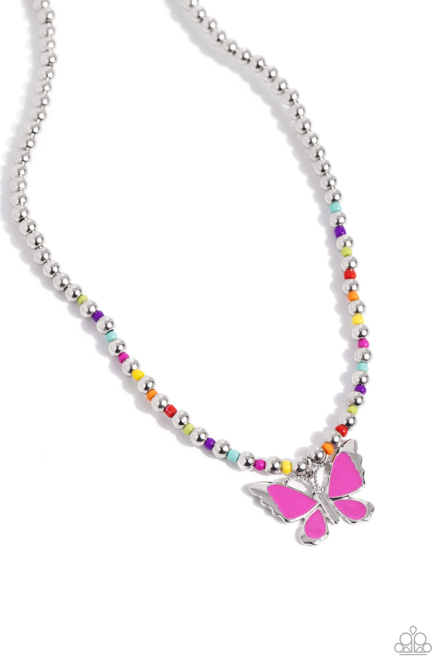 paparazzi-accessories-vibrant-flutter-multi-necklace