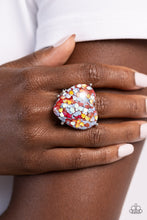 Load image into Gallery viewer, Patterned Promenade - Red Ring - Paparazzi Jewelry
