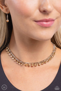 Ritzy Rhinestones - Brown Necklace - Paparazzi Jewelry