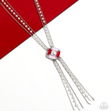 Load image into Gallery viewer, I Pinky SQUARE - Red Necklace - Paparazzi Jewelry

